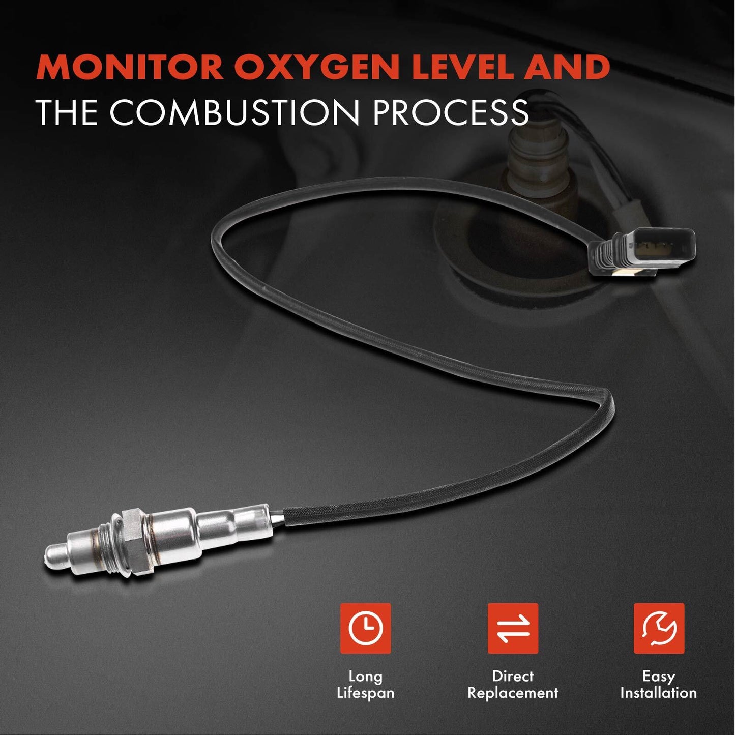 Downstream O2 Oxygen Sensor for BMW F30 F12 F15 335i 14-15 640i X5 Mini Cooper
