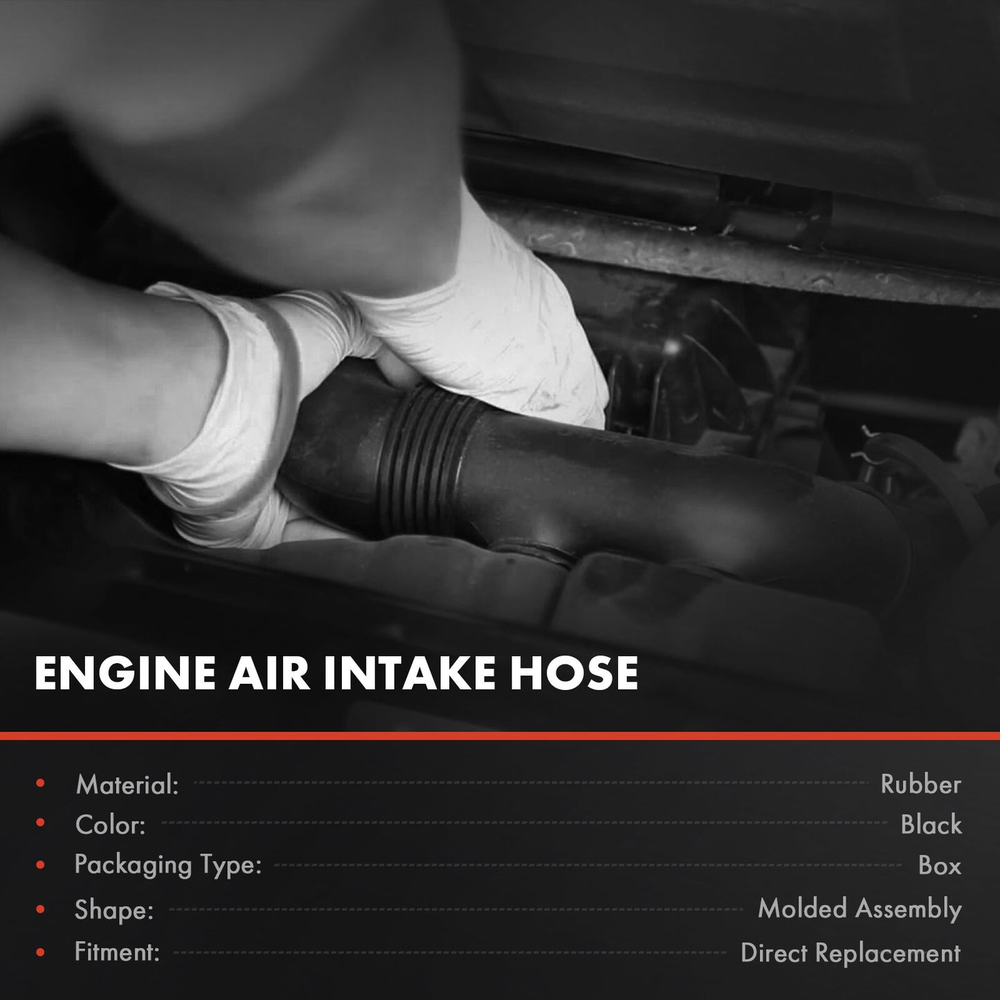 Engine Air Clean Intake Tube Hose for Mazda 6 2005 2006-2008 V6 3.0L AJB413221A