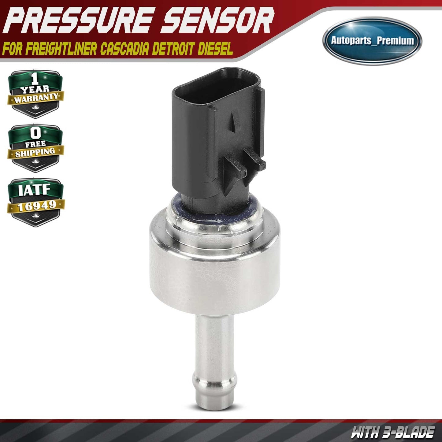 Pressure Sensor for Freightliner Cascadia Detroit Diesel DD15 08-17 A4721530928