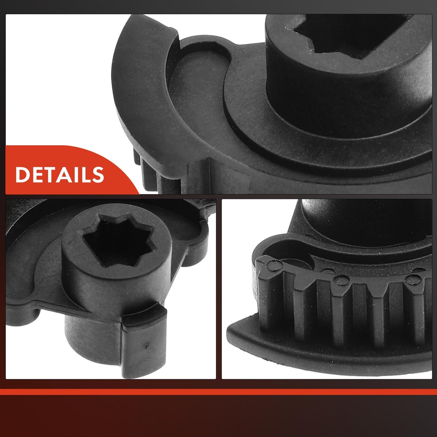 2x Actuator Air Inlet Gear for Jeep Grand Cherokee 2005-2010 Commander 2007-2010