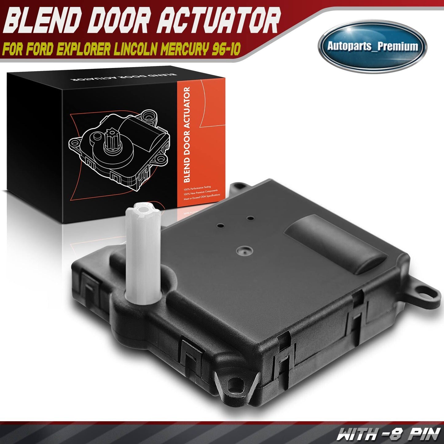 HVAC Heater A/C Blend Door Actuator for Ford Lincoln Mercury 96-10 XF1H19E616AB