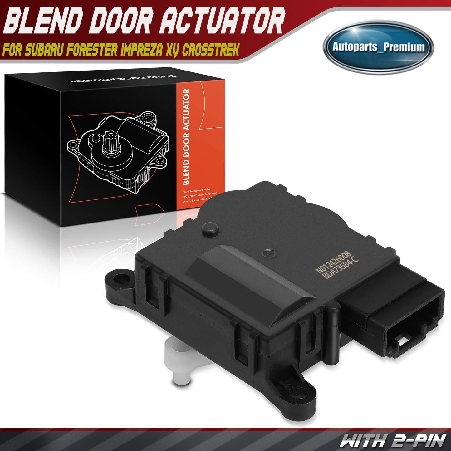 HVAC Recirculation Door Actuator for Subaru Forester 2014-2016 Impreza Crosstrek