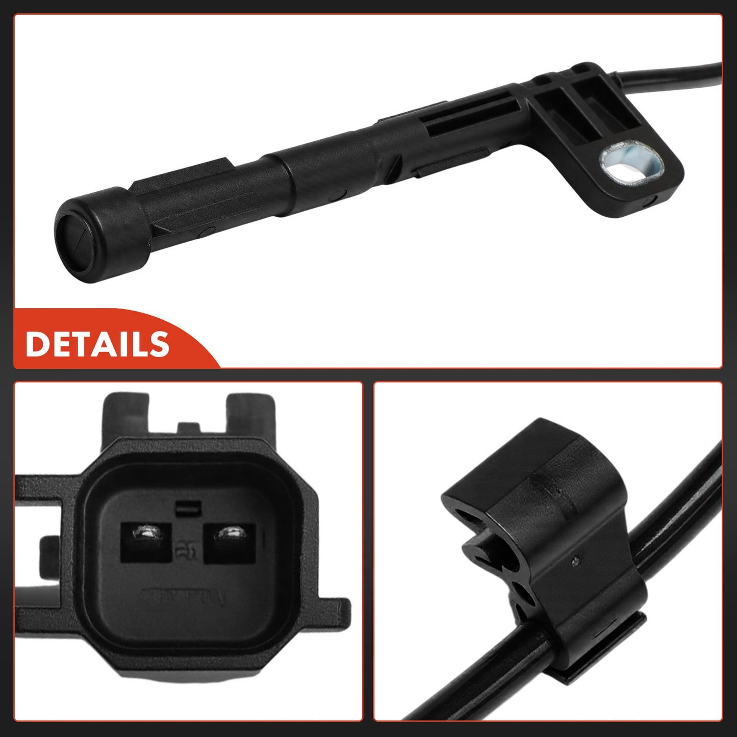 2x Rear Left & Right ABS Wheel Speed Sensor for Ram 4500 5500 13-24 6.4L 6.7L