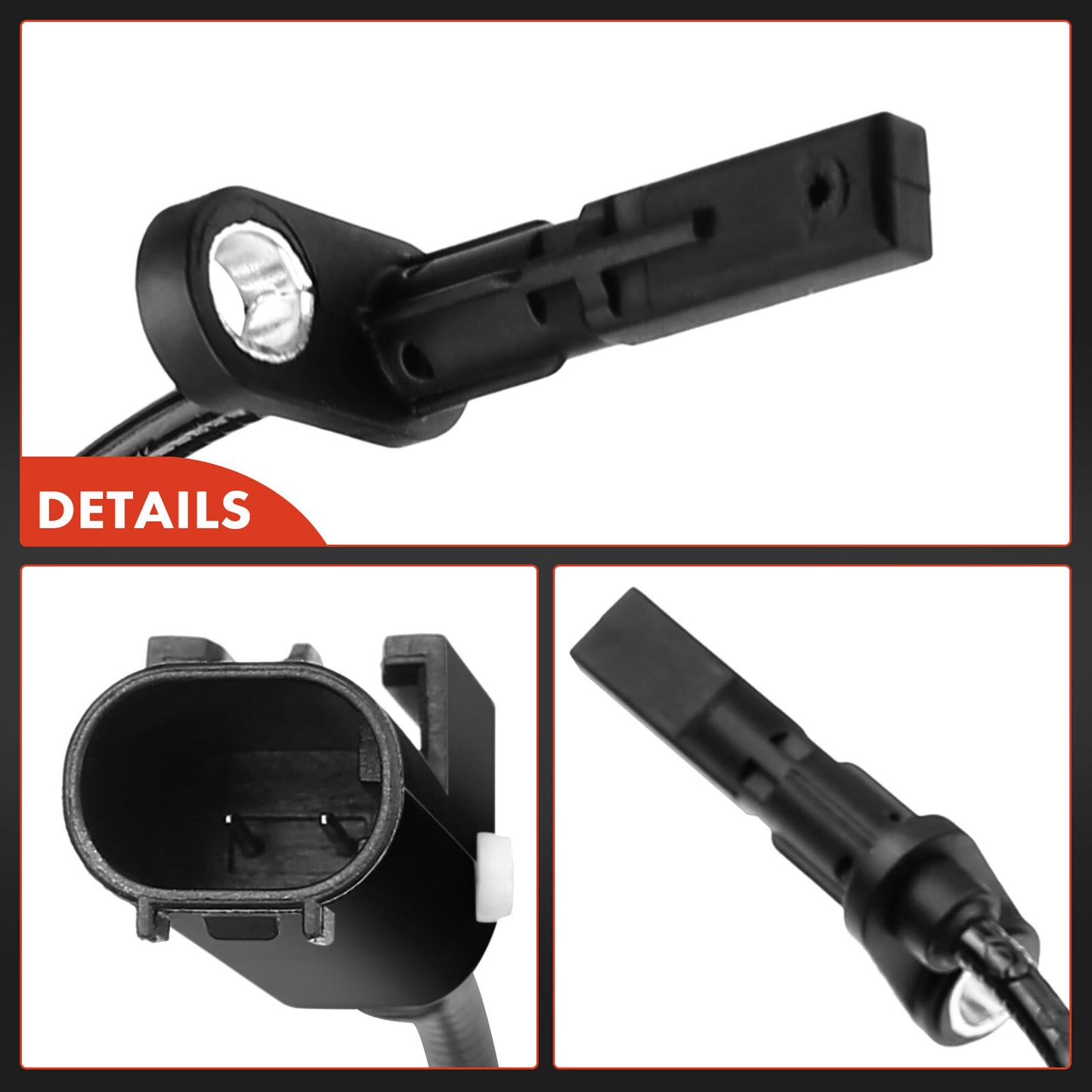 Front Side ABS Wheel Speed Sensor for Jeep Compass 2017-2023 Front Wheel Drive