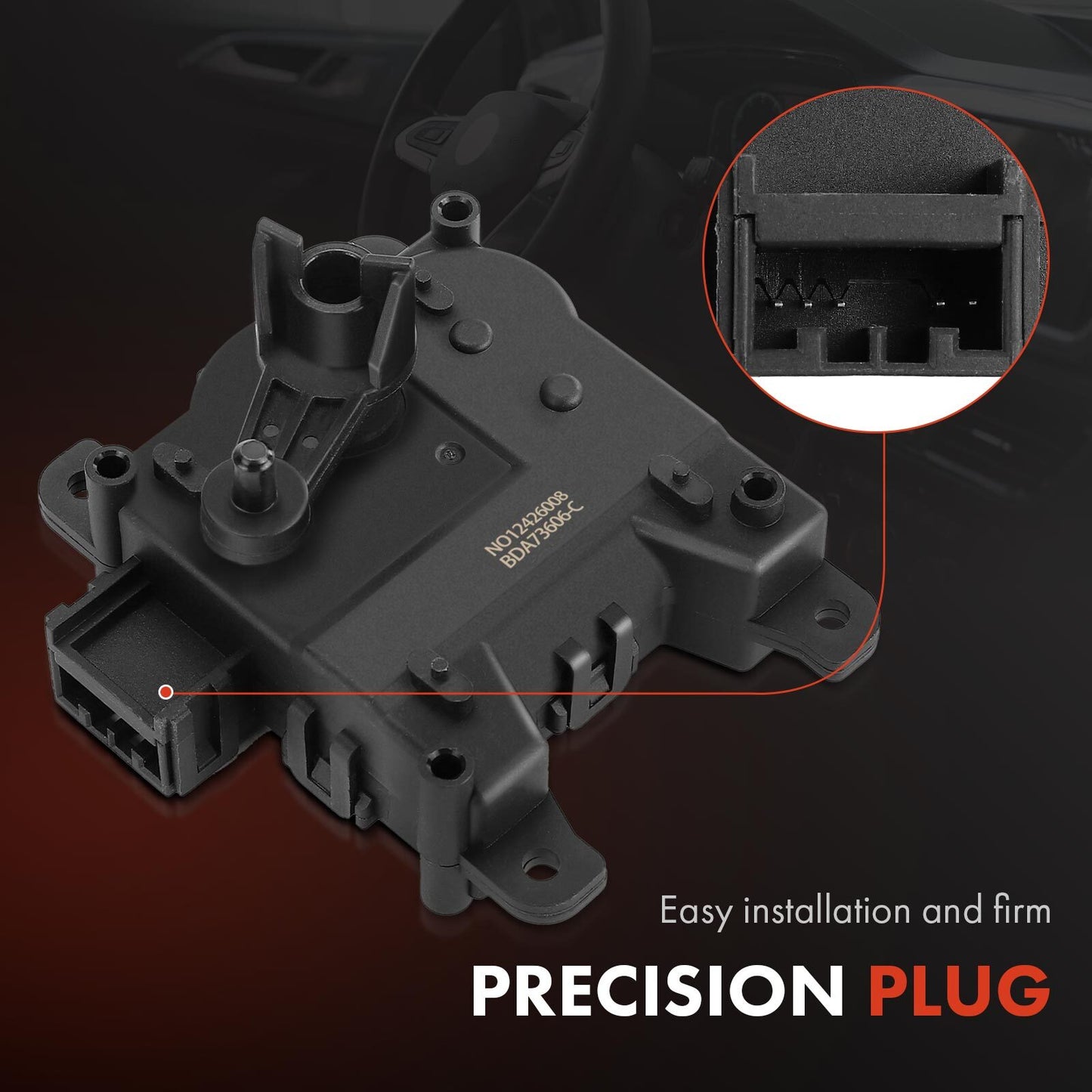 Auxiliary HVAC Heater Blend Door Actuator for Honda Passport 2019-2023 Acura MDX