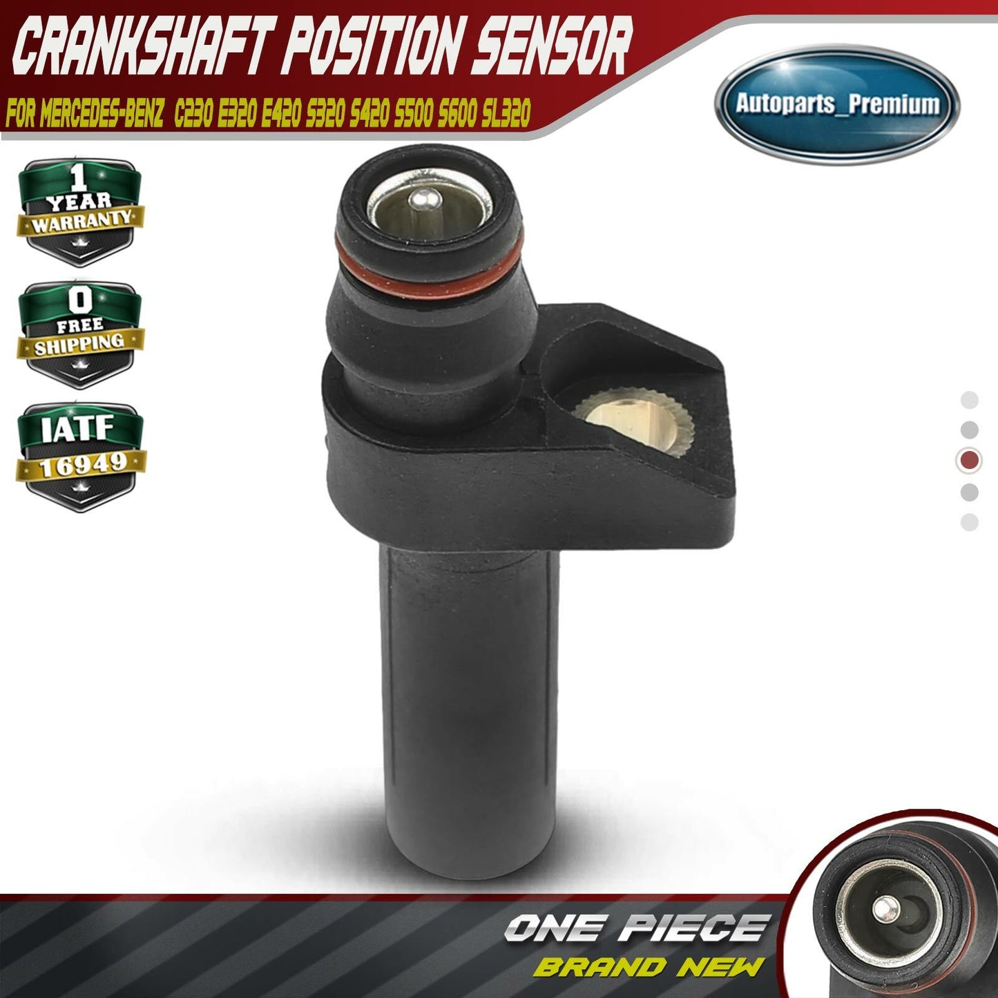 Engine Crankshaft Position Sensor for Mercedes SLK230 E320 E430 SL60 AMG C230
