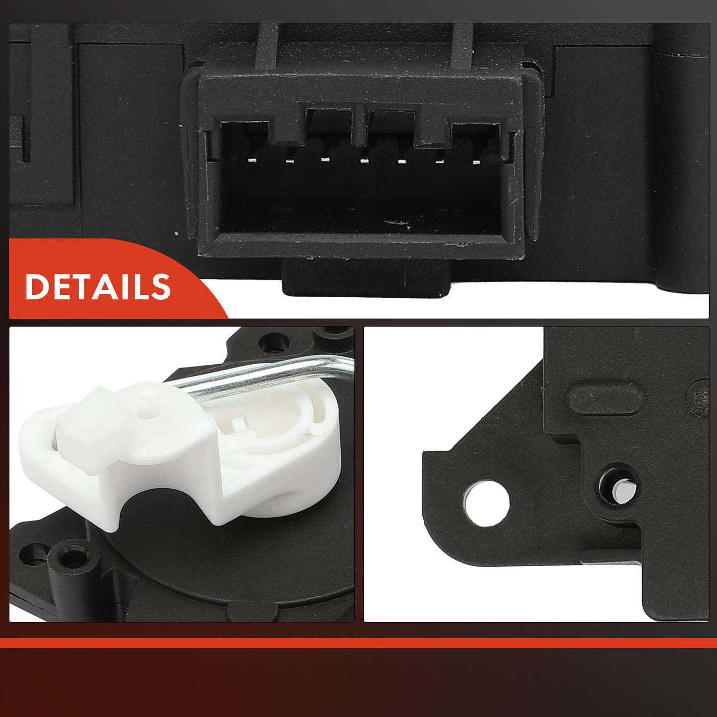 Main HVAC Heater Mode Door Actuator w/7-Pin for Honda Accord Odyssey Pilot Acura
