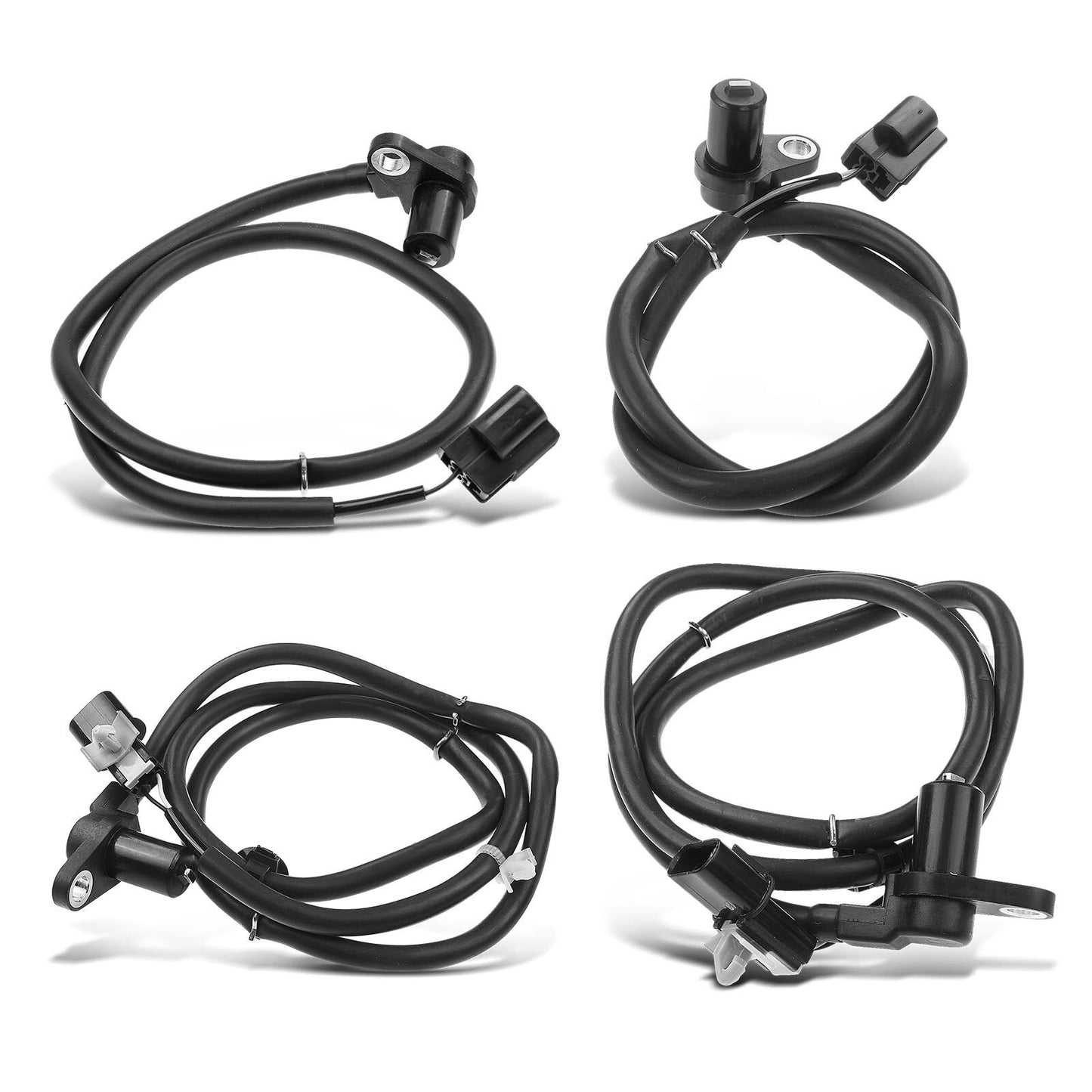 4x Front & Rear ABS Wheel Speed Sensors for Mitsubishi Lancer 2003-2006 L4 2.0L