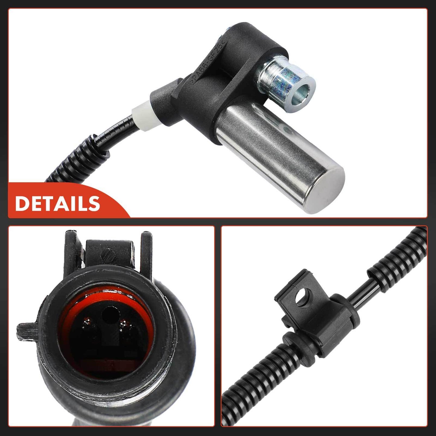 2Pcs Front Side ABS Wheel Speed Sensor for Ford Ranger Mazda B2300 B3000 95-97