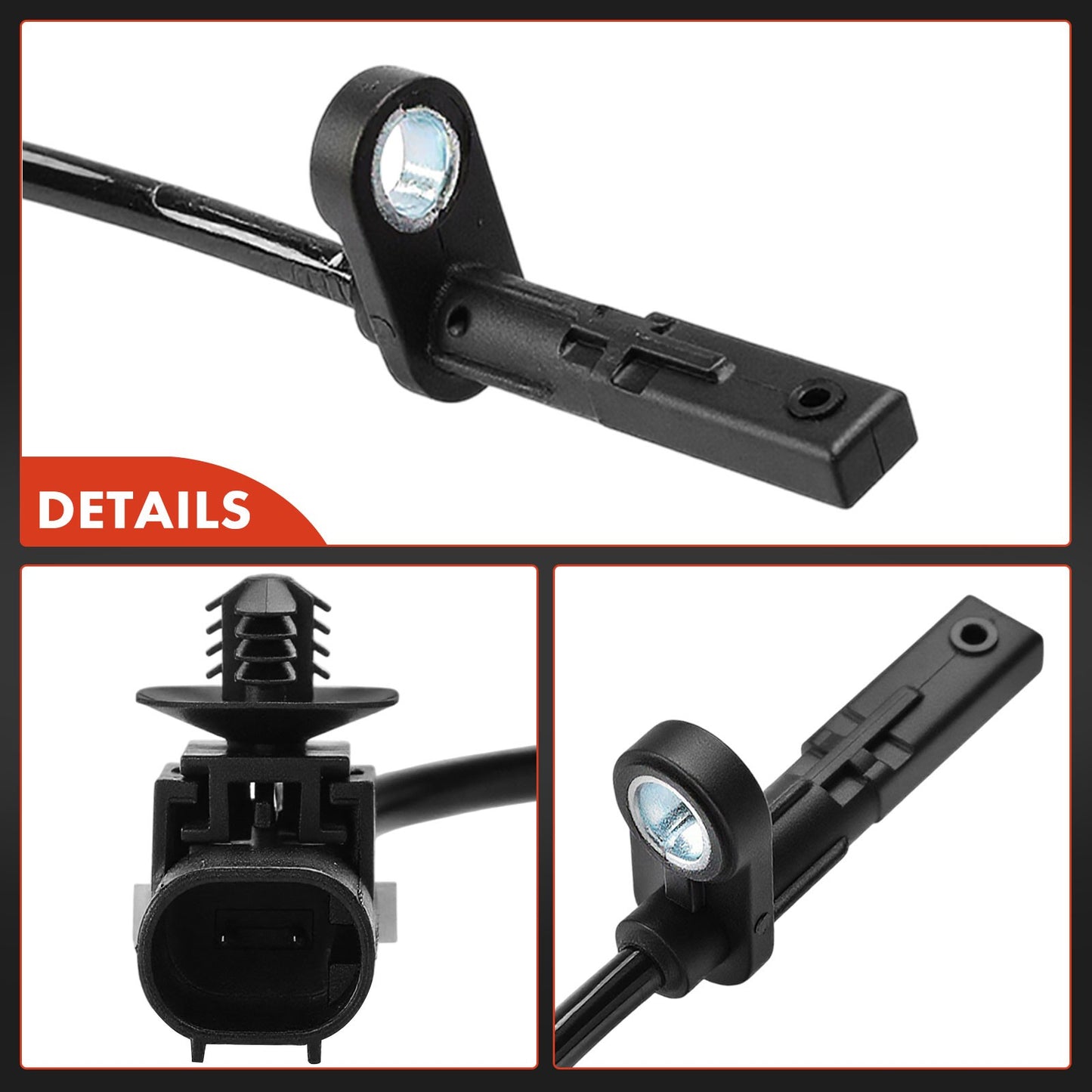 2Pcs Front Left & Right ABS Wheel Speed Sensor for Alfa Romeo Stelvio 2018-2023