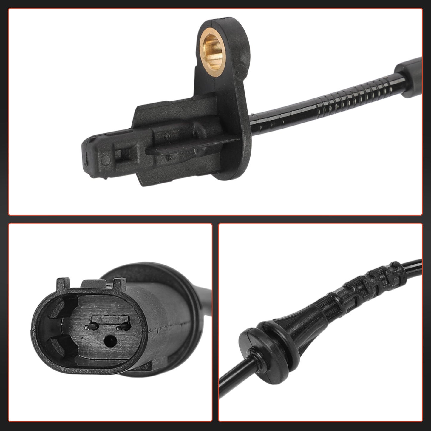 4Pcs Front & Rear ABS Wheel Speed Sensor for BMW 330i 2019-2020 M340i 2020-2022