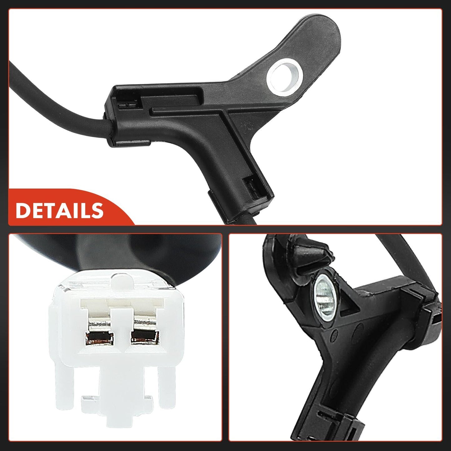 Rear Passenger Right ABS Wheel Speed Sensor Wire Harness for Toyota Prius 04-09
