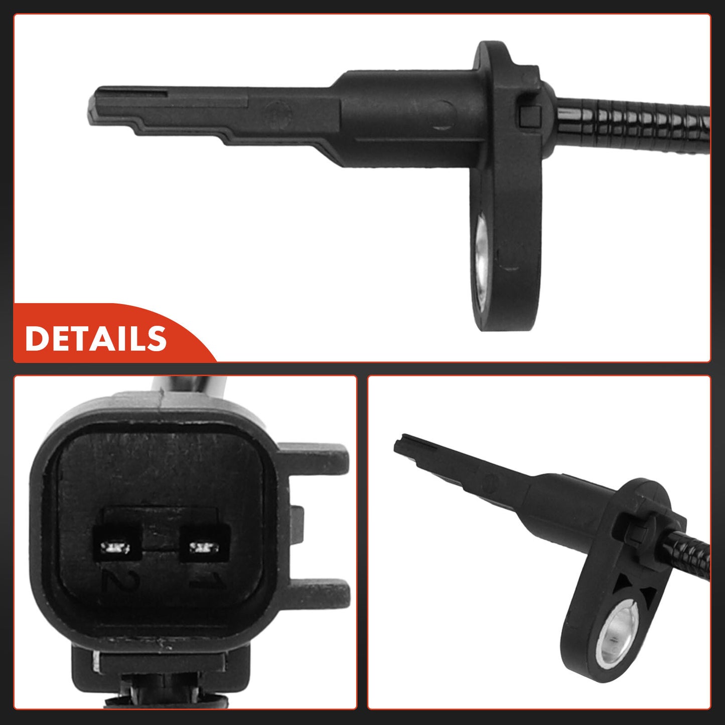 Rear Left or Right Side ABS Wheel Speed Sensor for Tesla Models S 2012 2013-2016