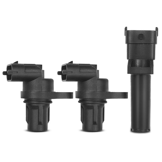 2x Camshaft & 1x Crankshaft Position Sensor for Mercedes-Benz C250 12-15 L4 1.8L