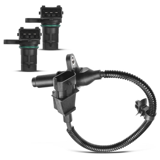 2x Camshaft & 1x Crankshaft Position Sensor for Kia Soul 2014-2015 L4 2.0L DOHC