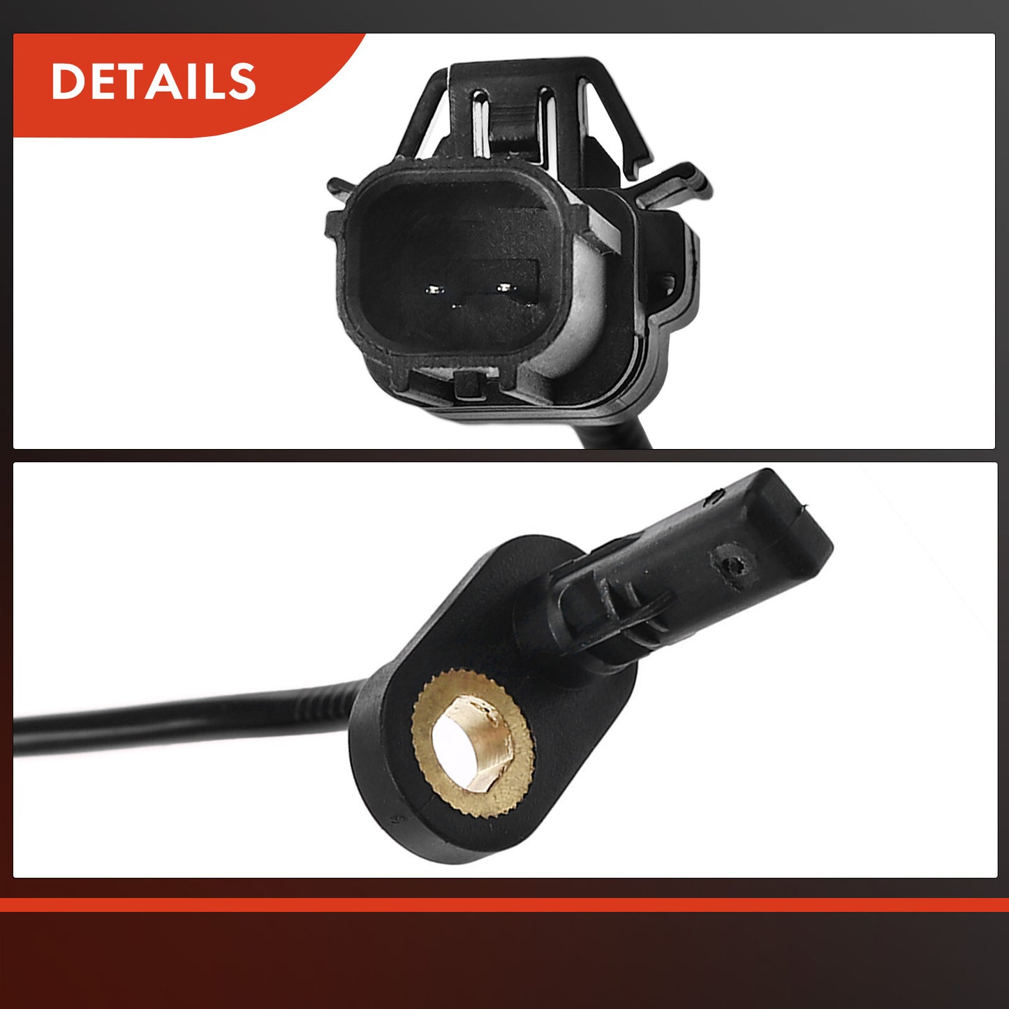 2x Rear Left & Right ABS Wheel Speed Sensor for Acura RDX 2013-2017 V6 3.5L FWD