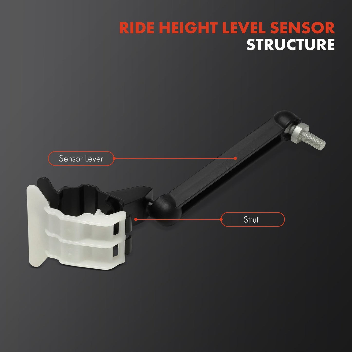 Front Driver Ride Height Level Sensor for BMW G01 X3 2018-2024 G02 X4 2019-2024