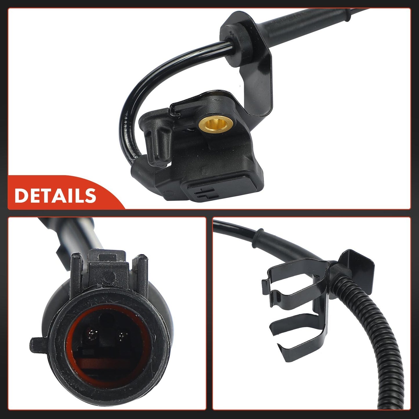 Rear Left ABS Wheel Speed Sensor for Ford Thunderbird 2002-2005 Lincoln LS 00-06