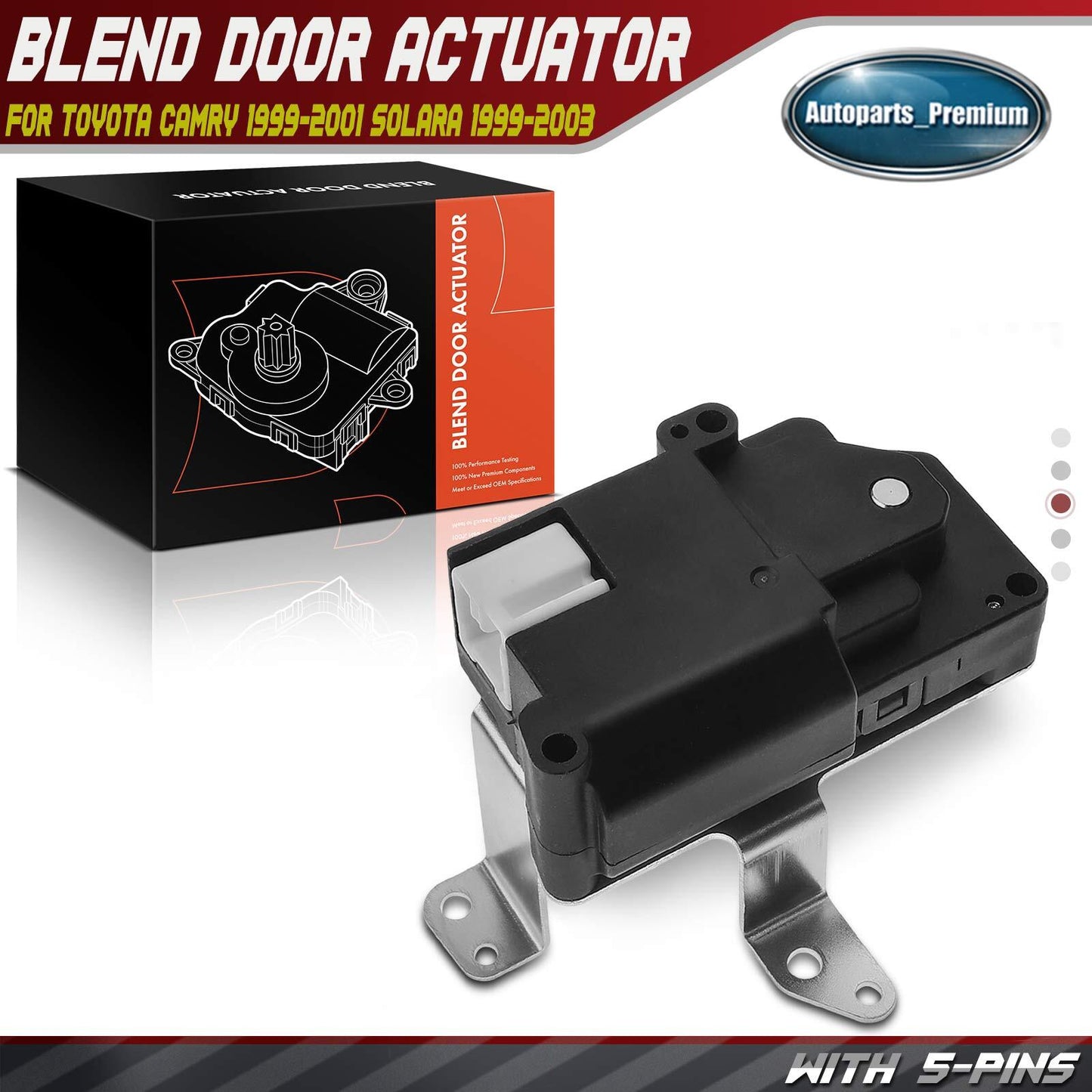 Blend Door Actuator with ATC for Toyota Camry 1999-2001 Solara 1999-2003 Main