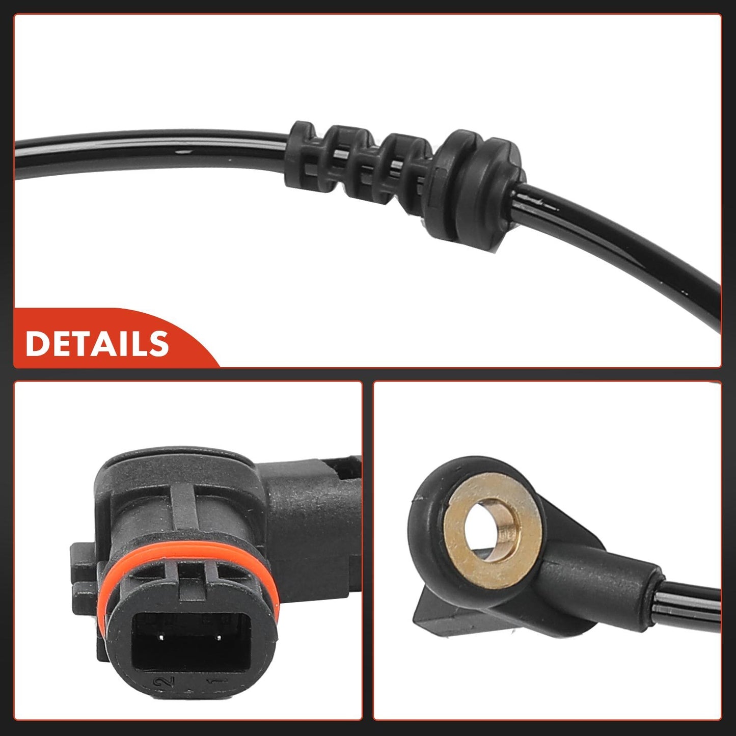 2Pcs Front Side ABS Wheel Speed Sensor for R350 2006-2013 R320 2007-2009 R63 AMG