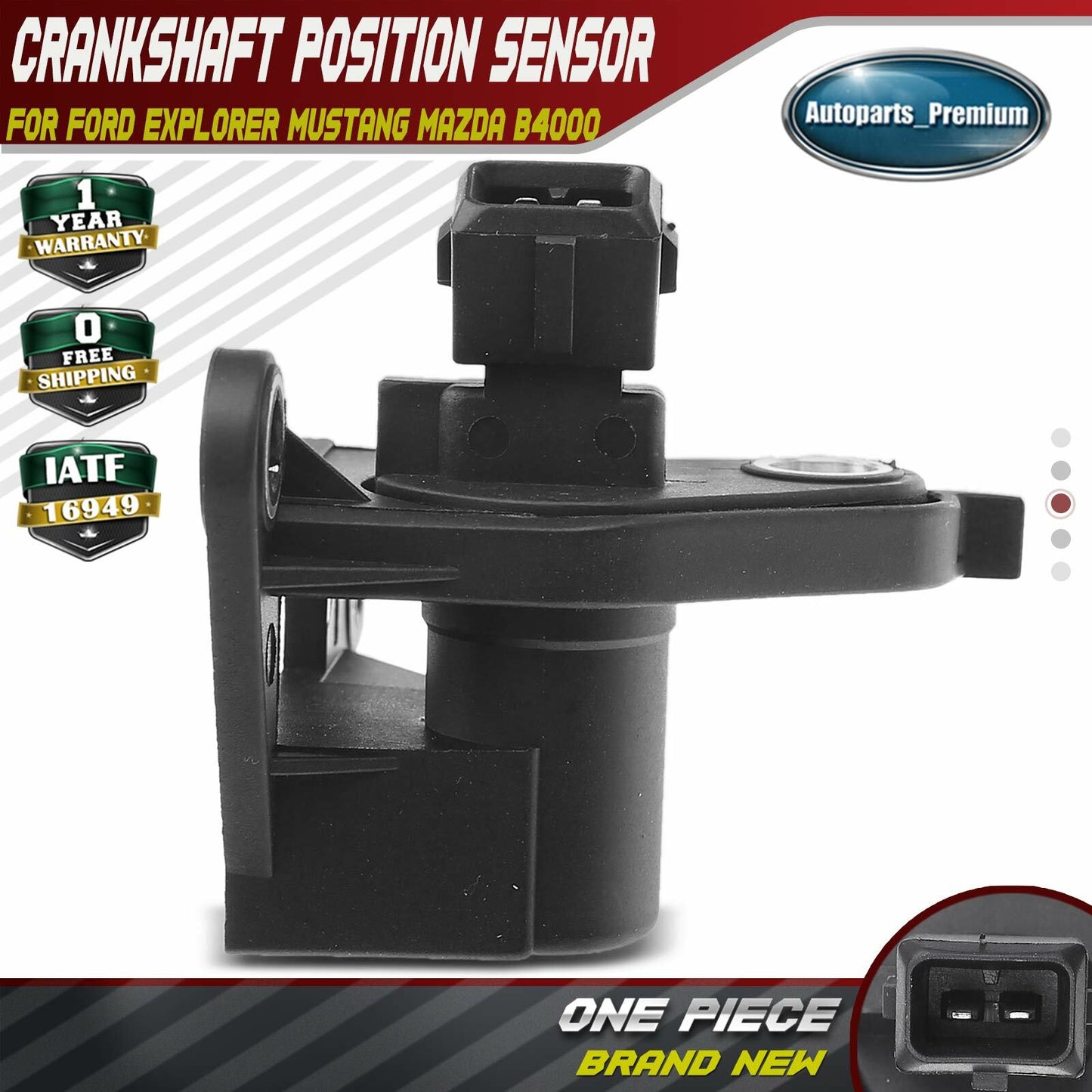 Crankshaft Position Sensor for Ford Explorer Mustang Ranger Mountaineer Mazda
