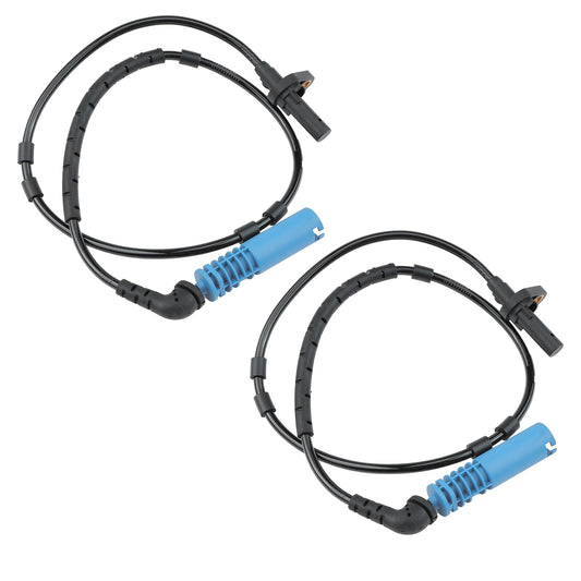 2Pcs Rear Left & Right L&R ABS Wheel Speed Sensor for BMW X3 2004-2010 2.5L 3.0L