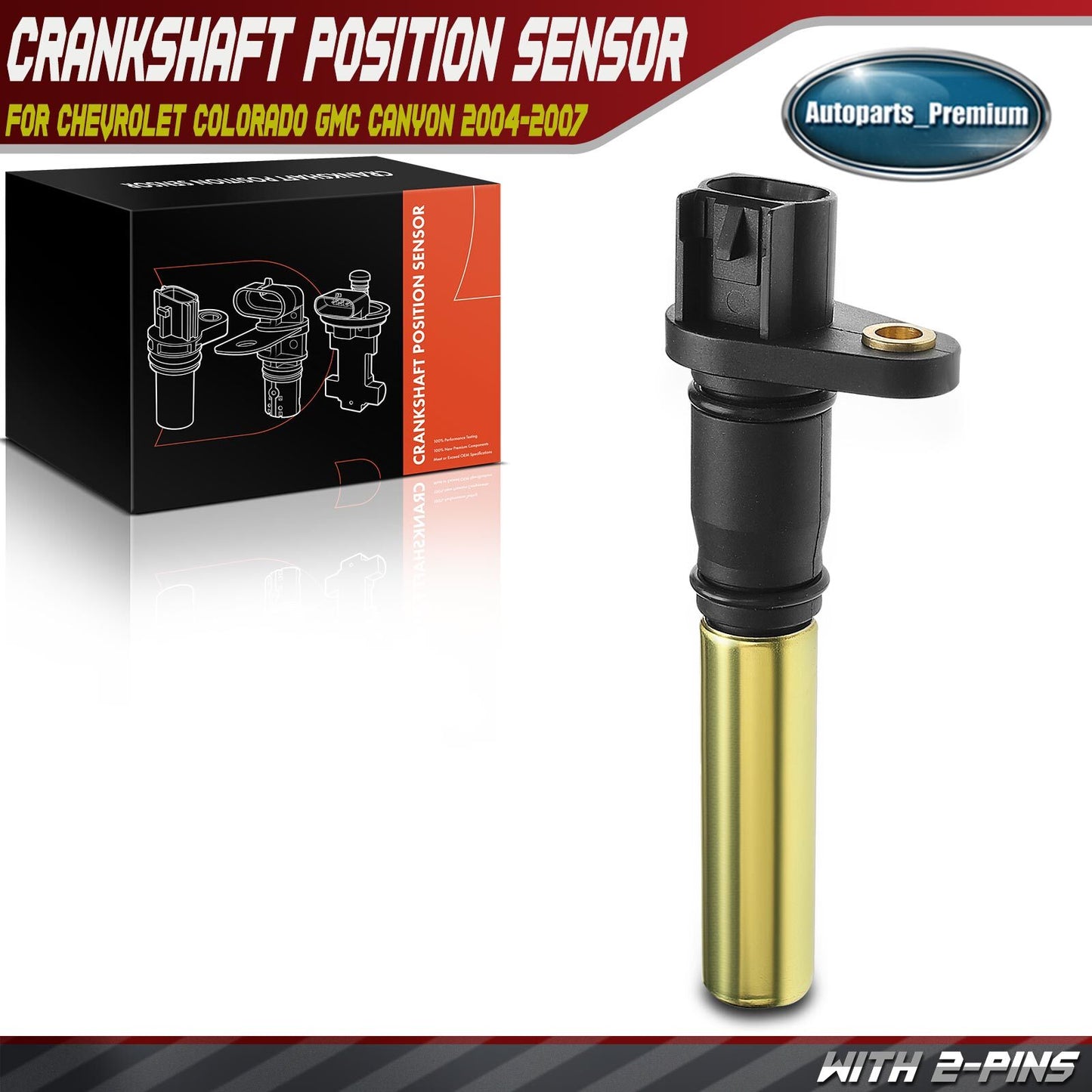 Engine Crankshaft Position Sensor for Chevrolet Colorado GMC Canyon 2004-2007