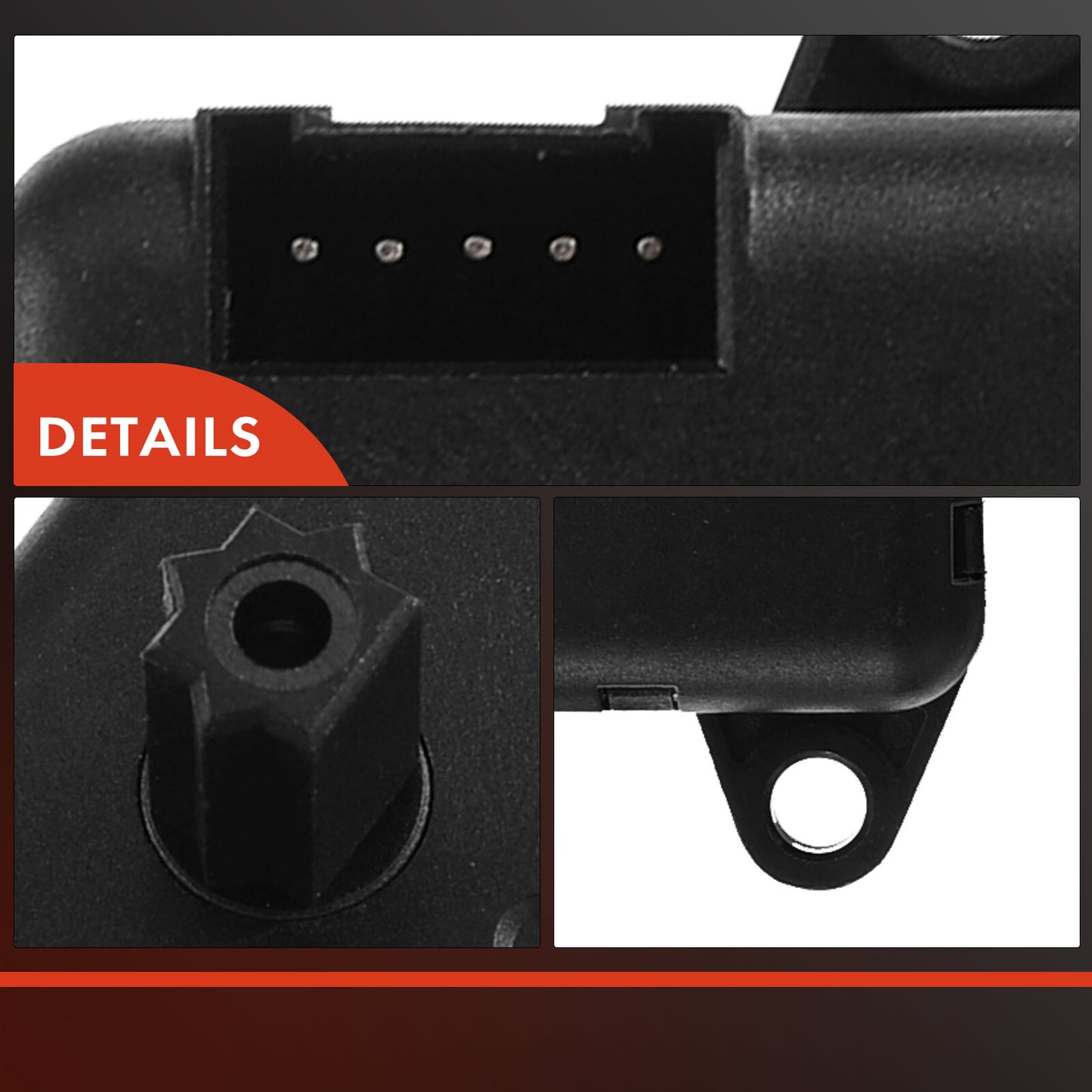 HVAC Blend Door Actuator for Hummer H3 Saturn Sky Pontiac Solstice Main 604-188