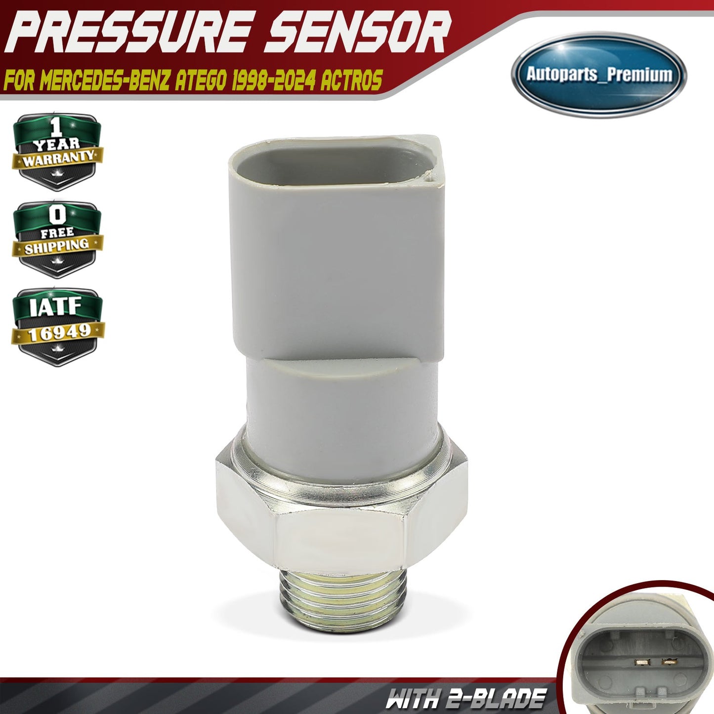 Oil Pressure Switch Sensor for Mercedes-Benz Atego 1998-2024 Actros 1996-2024