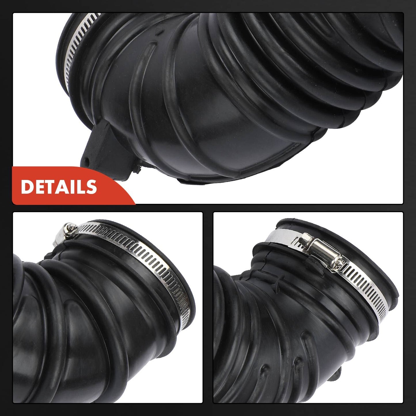 12.75" Engine Air Intake Hose with Clamp for Toyota Corolla 2003-2004 L4 1.8L