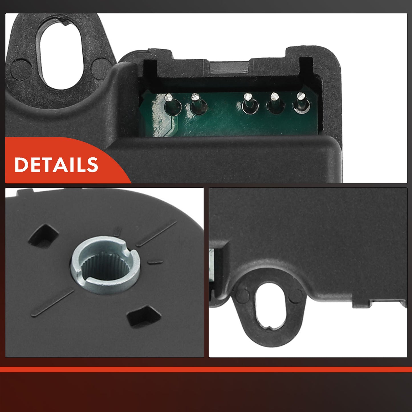 Auxiliary Heater Blend Door Actuator for Buick Enclave Chevy Traverse GMC Acadia