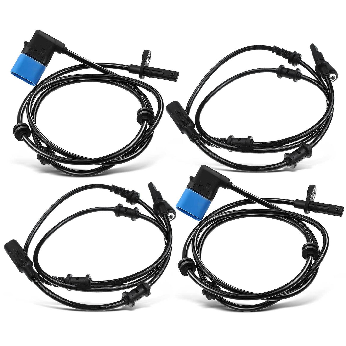 4Pcs Front & Rear ABS Wheel Speed Sensor for Benz B250e CLA250 W246 X177 GLA250