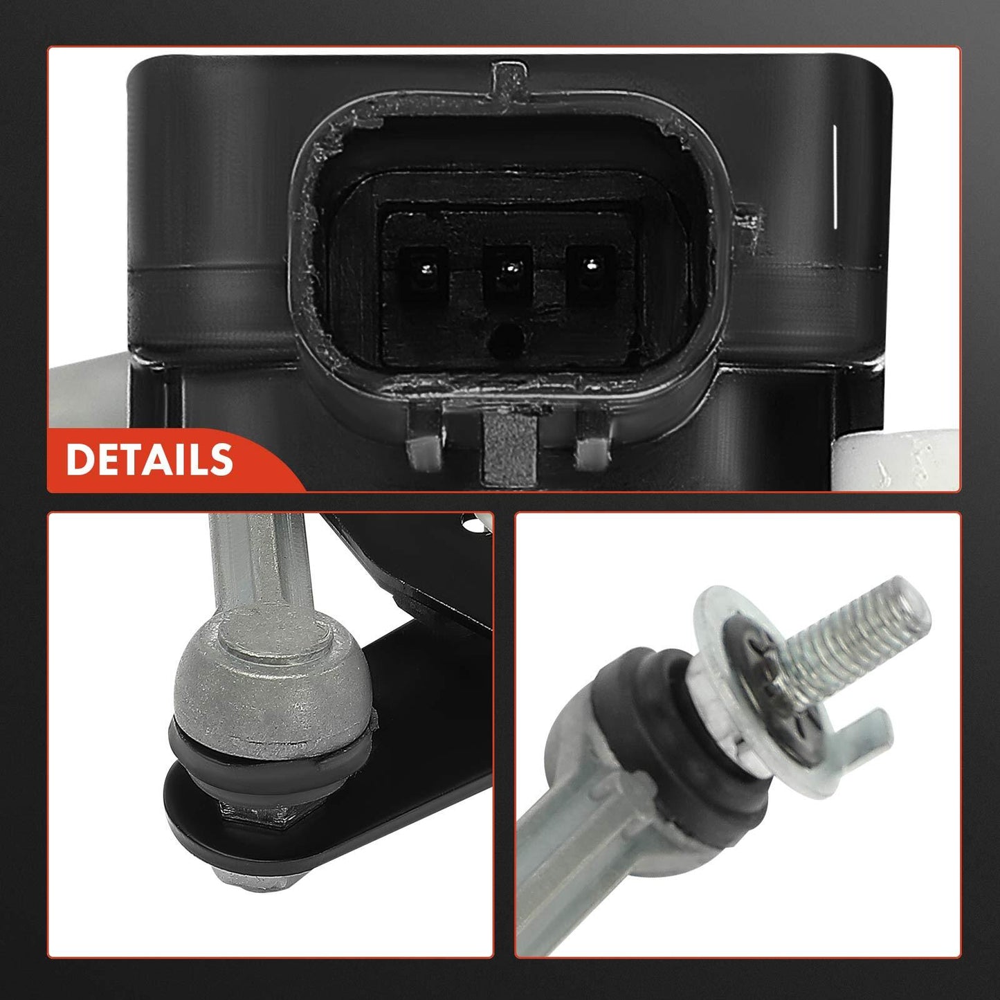 Rear Left Ride Height Level Sensor for Toyota Sequoia 2008-2013 Sport Utility