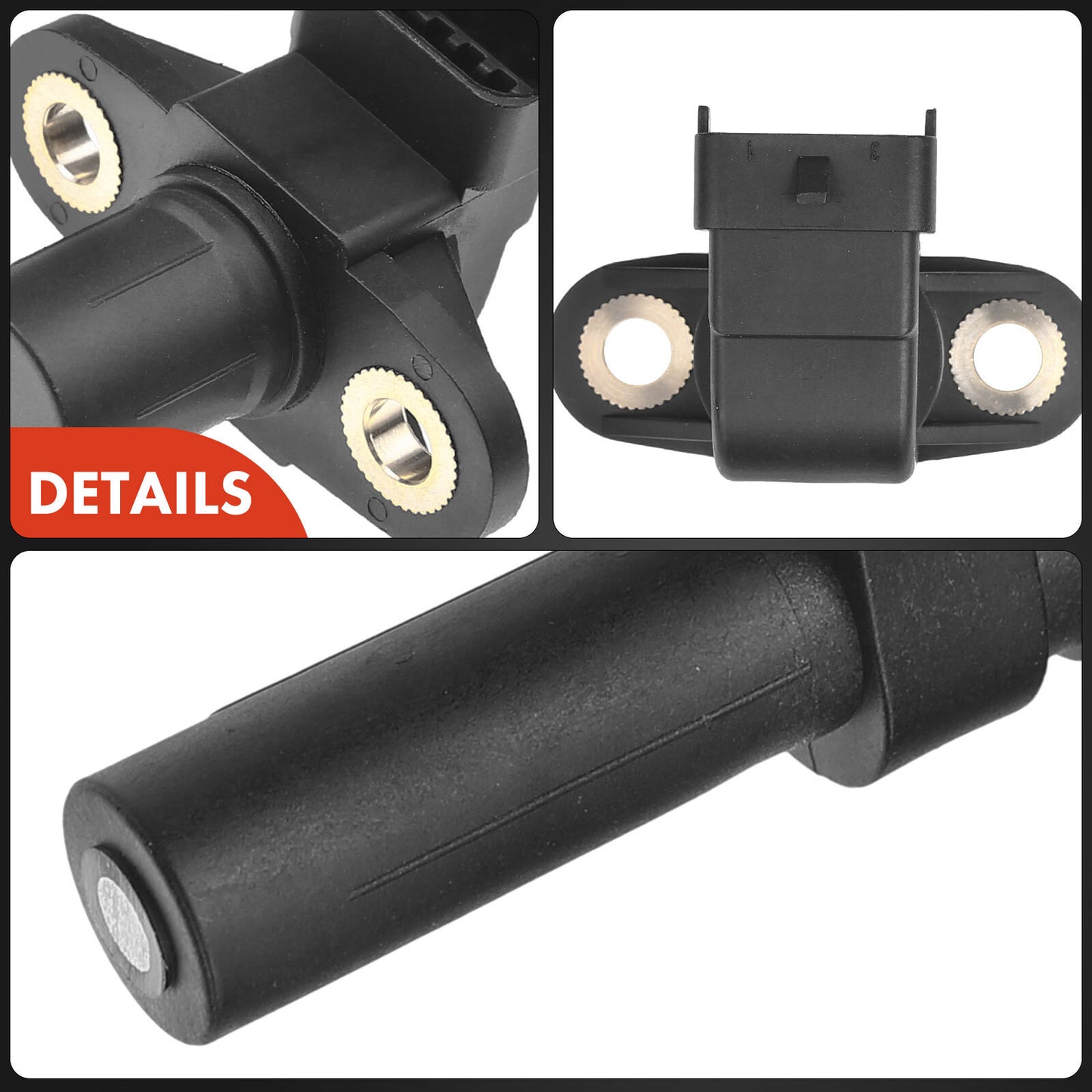 New 2x Camshaft & 1x Crankshaft Position Sensor for Mercedes-Benz W202 C220 1996
