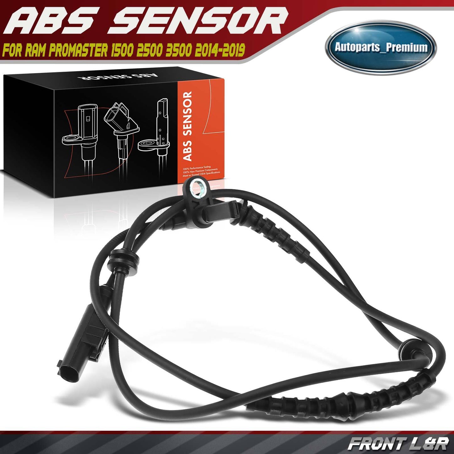 ABS Wheel Speed Sensor for Ram ProMaster 1500 2500 3500 2014-2025 Front LH or RH