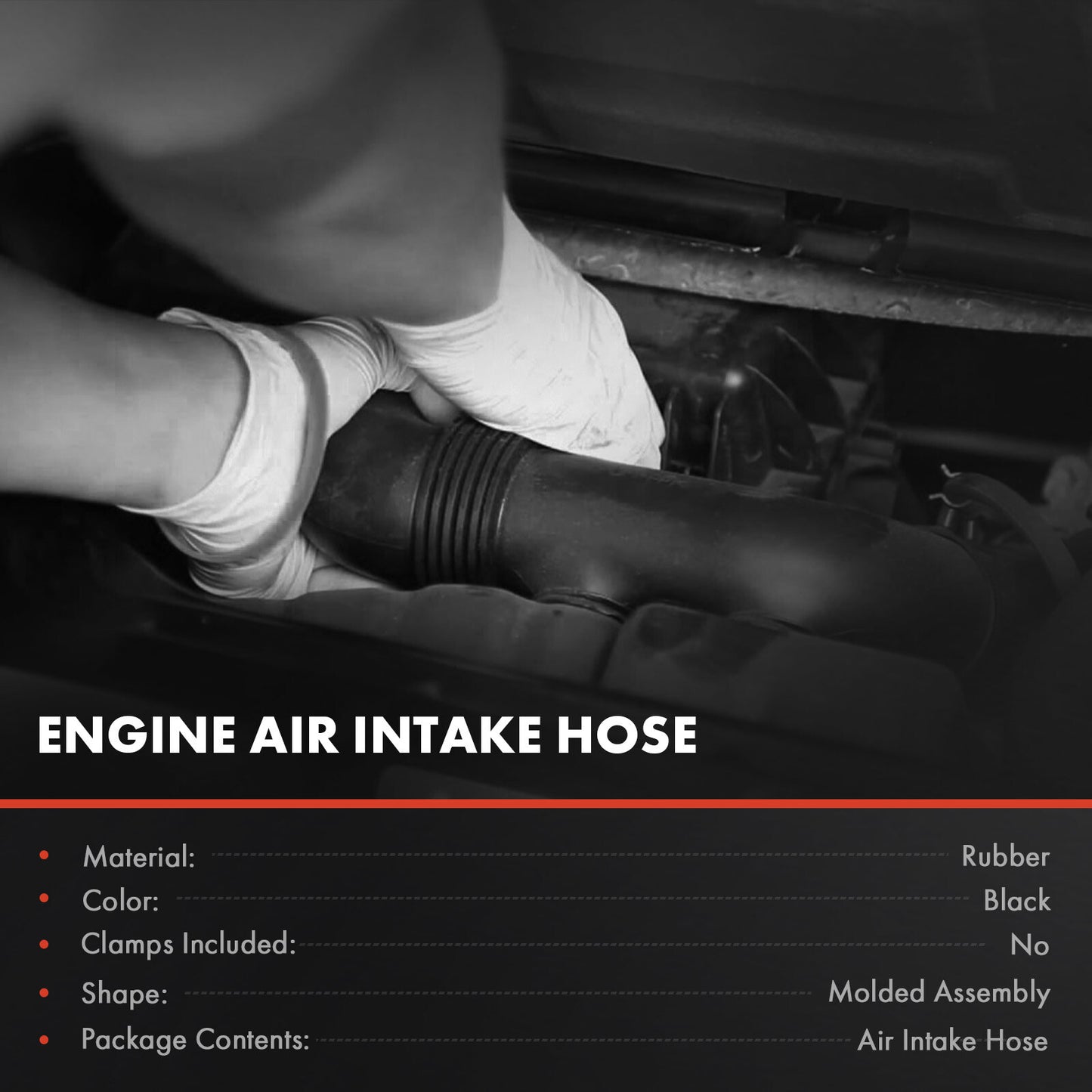 Turbochagrer Air Intake Hose for Mercedes-Benz C250 E200 E250 2011-2016 SLK200
