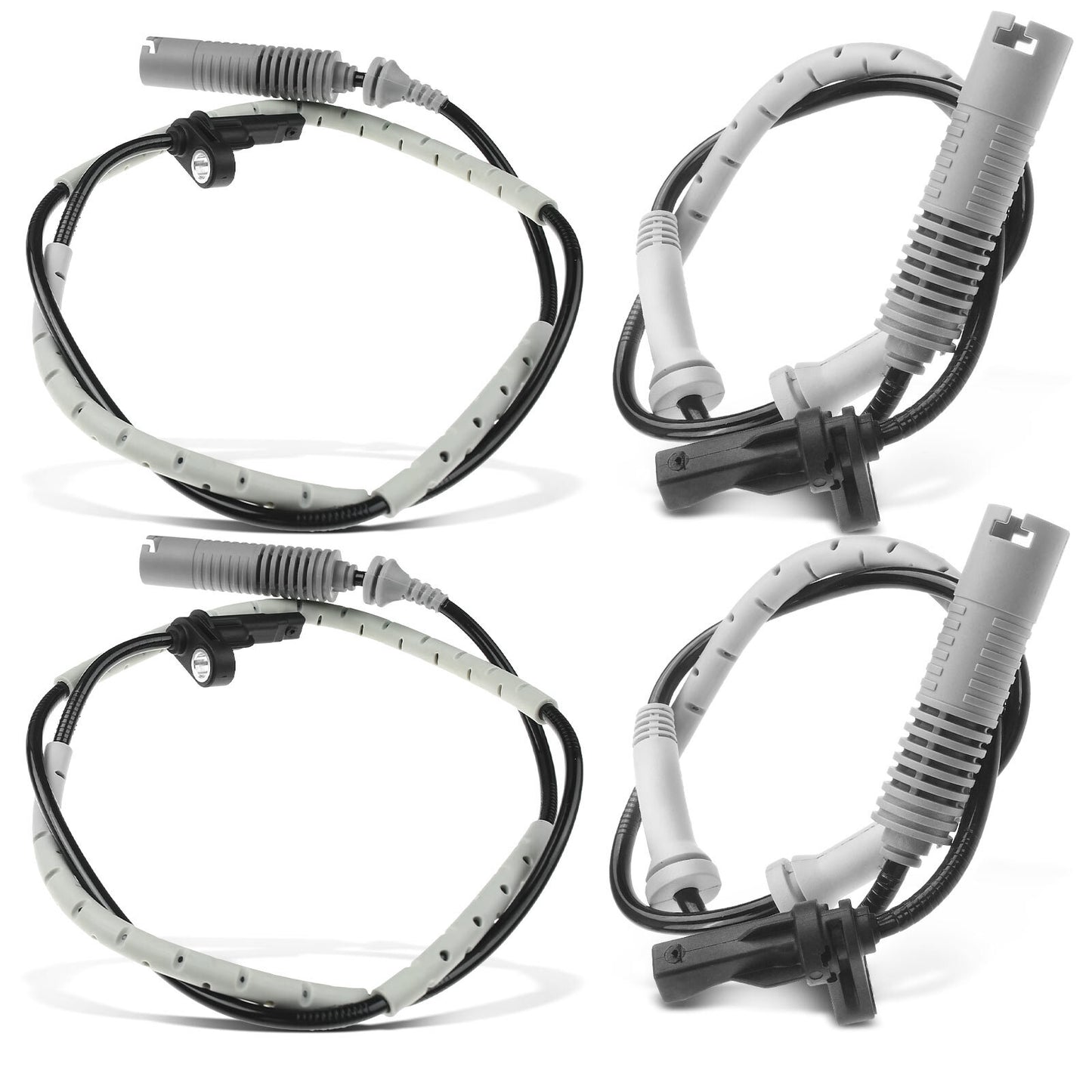 4Pcs Front & Rear ABS Wheel Speed Sensor for BMW E90/92/93 135i 330i 335i xDrive