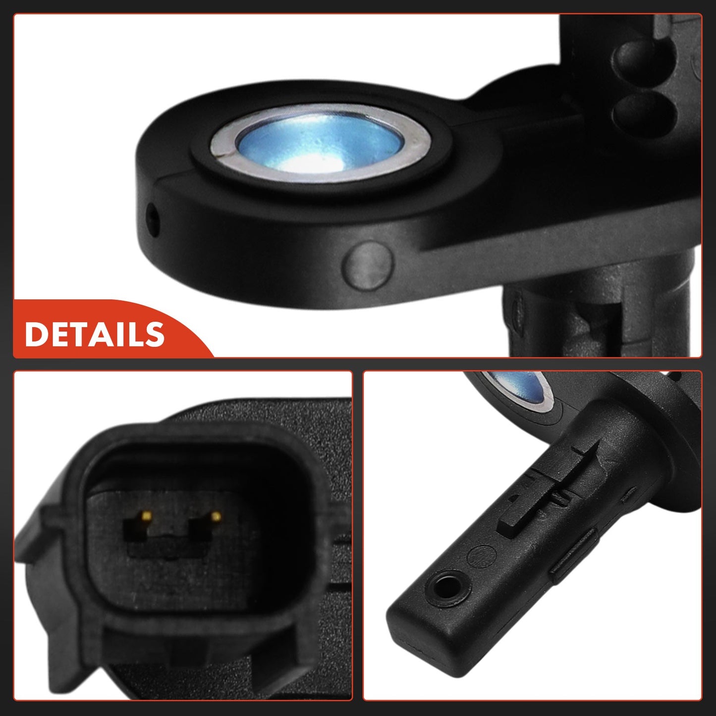 4x Front & Rear ABS Wheel Speed Sensors for Honda Civic 2017 2018 2020 Si Model