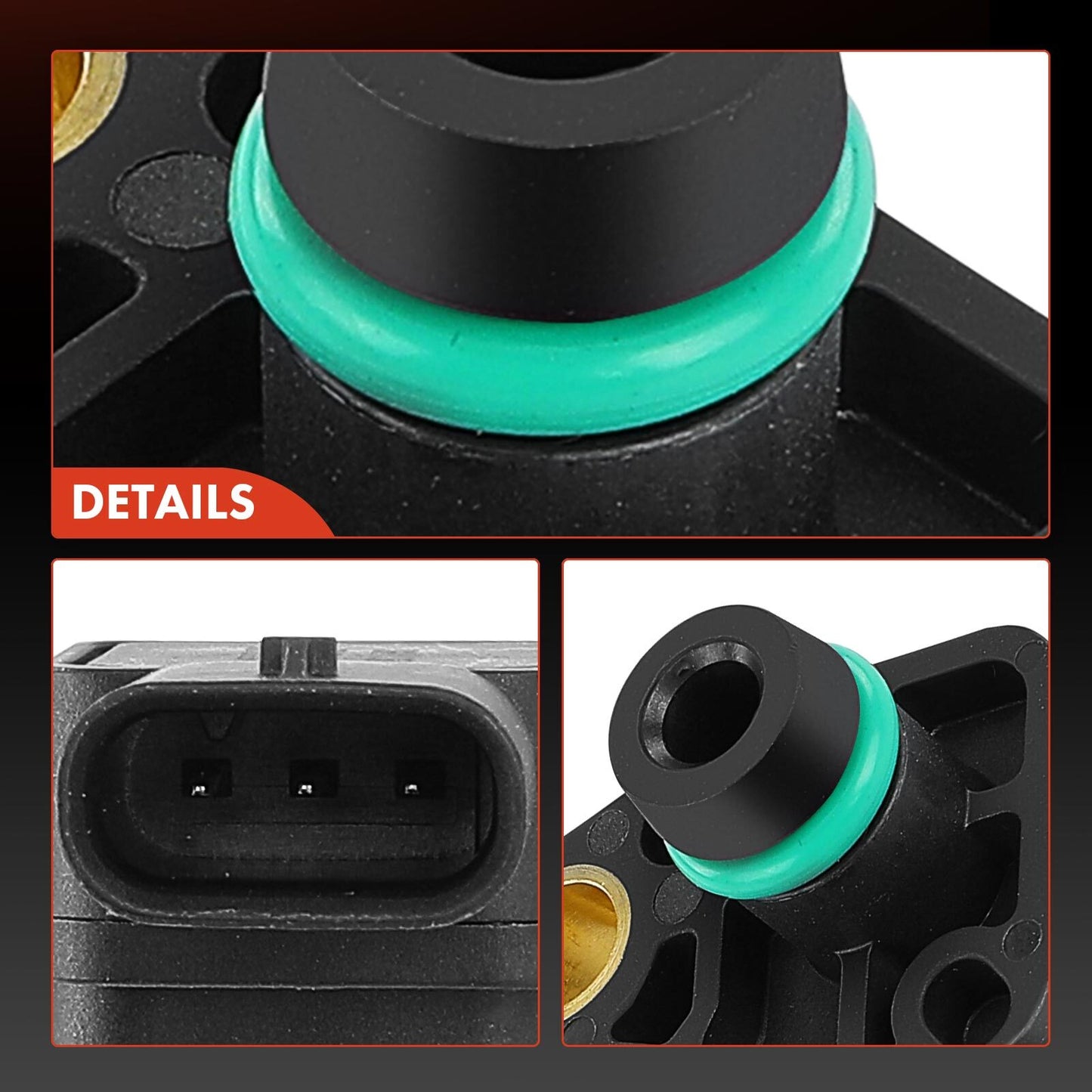 Manifold Pressure (MAP) Sensor for Chevrolet Spark 2016-2022 Volt Cadillac ATS