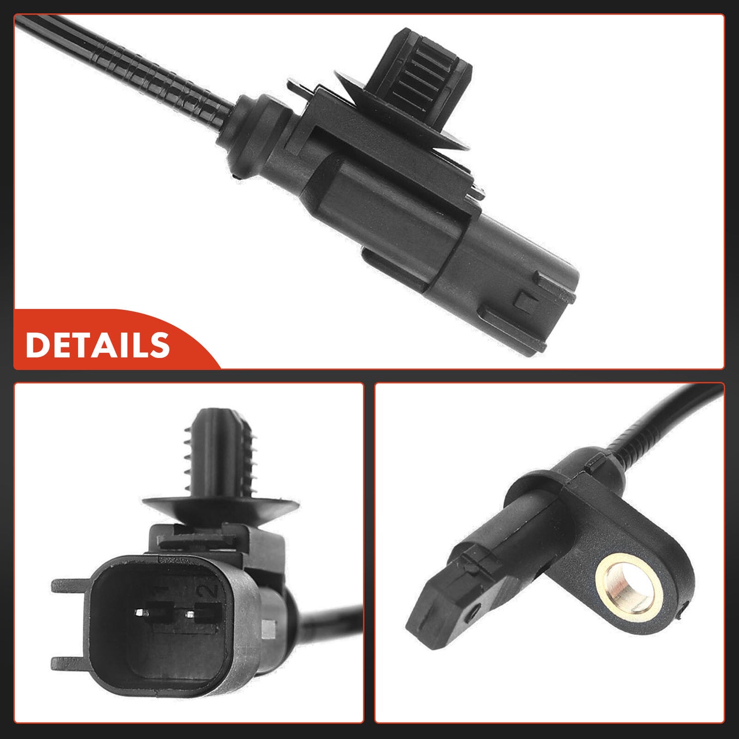 ABS Wheel Speed Sensor for Ford Fiesta 2014-2019 Front Driver or Passenger Side