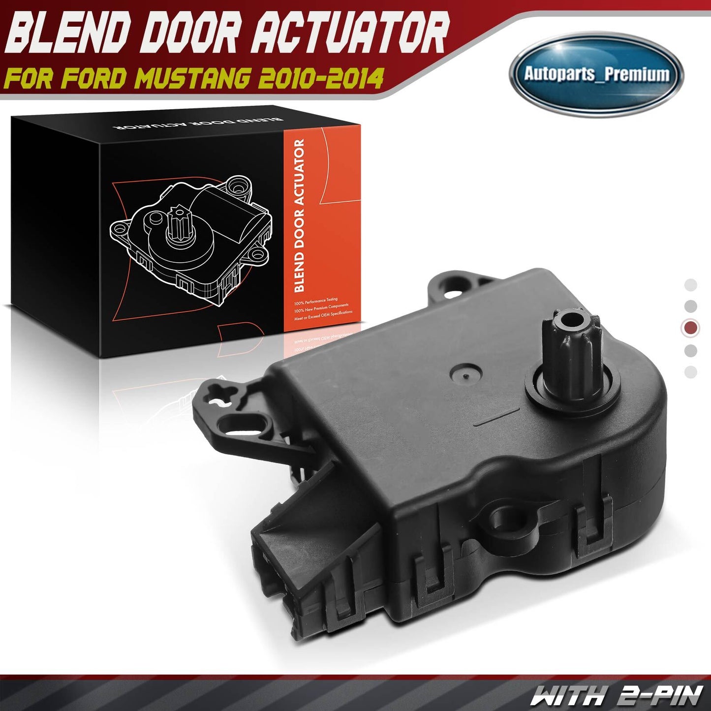 HVAC Heater A/C Blend Air Door Actuator for Ford Mustang 2010-2014 AR3Z19E616B