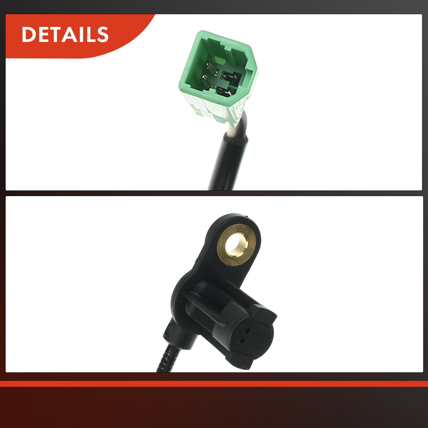 2x Rear L&R ABS Wheel Speed Sensor for Ford Escape Mazda Tribute Mercury Mariner
