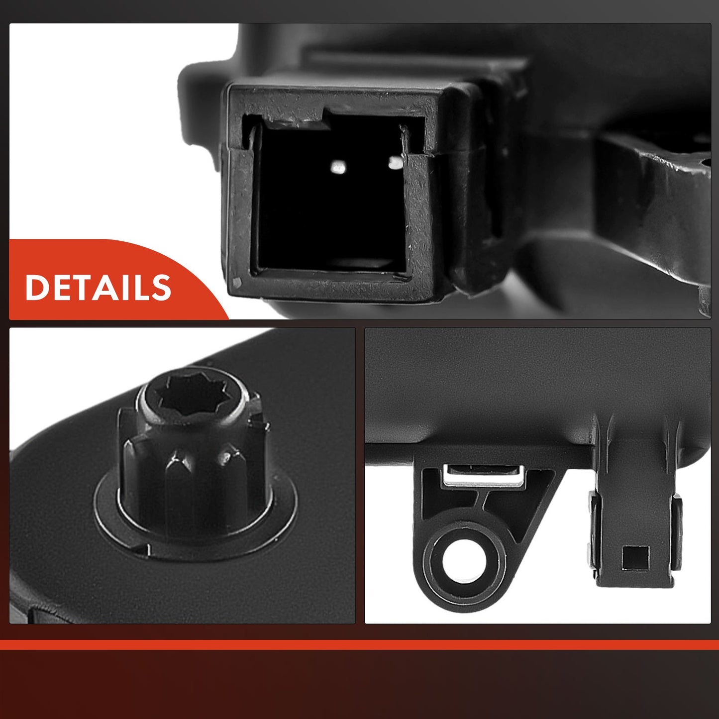 2x HVAC Blend Door Actuator with 2-Blade for Dodge Ram 1500 Ram 2500 Ram 3500
