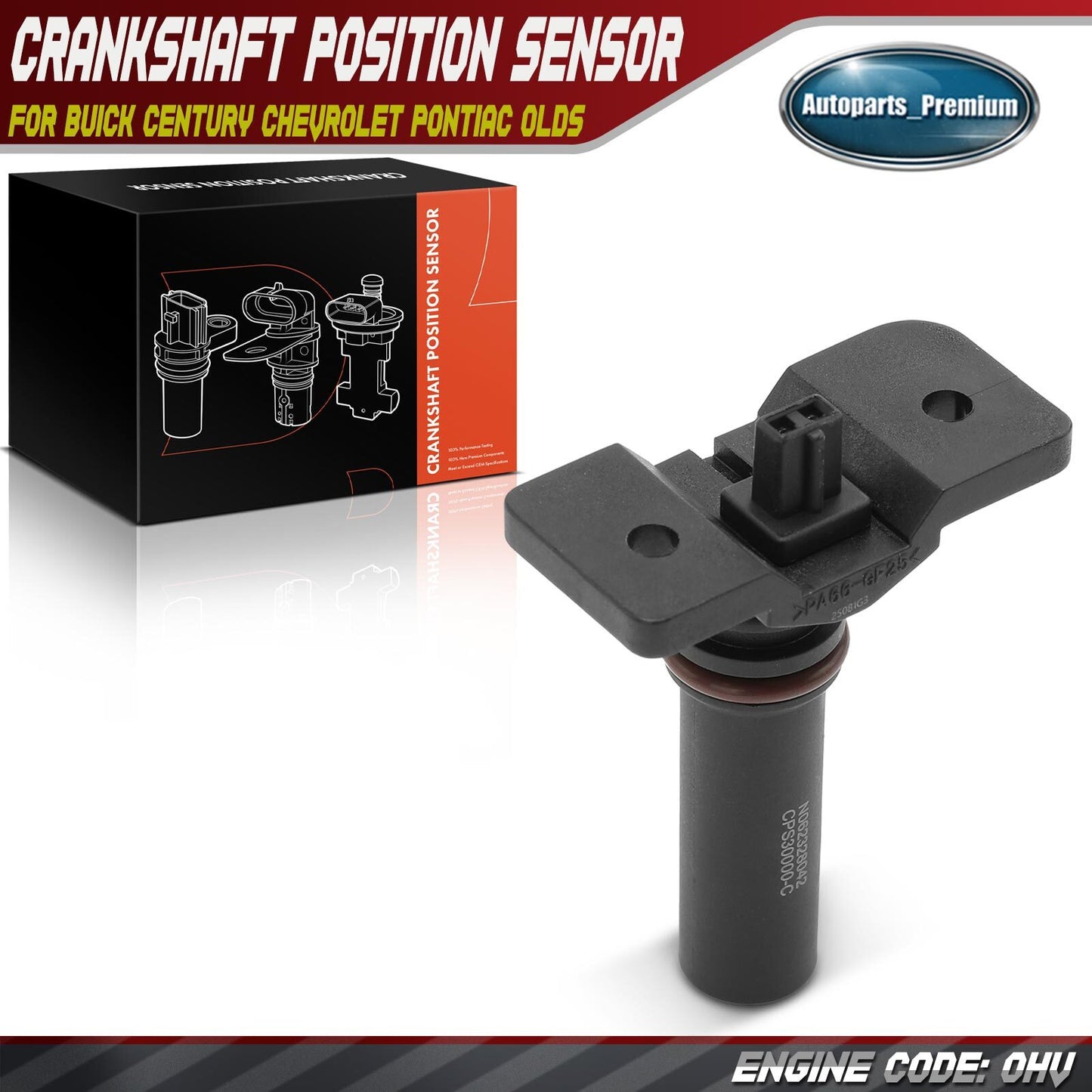 Crankshaft Position Sensor for Buick Century 1985-1992 Chevy Pontiac Fiero Olds