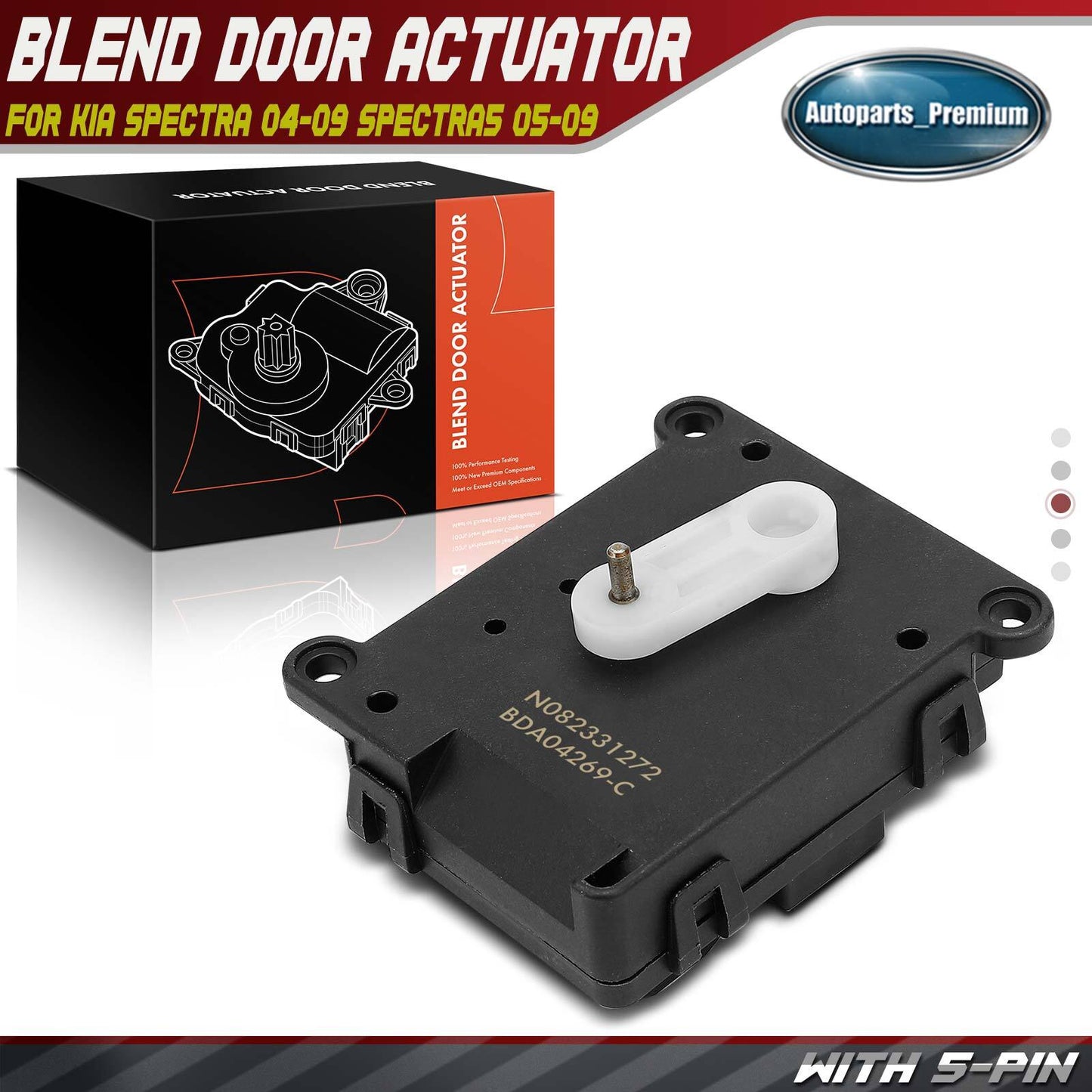 New Main Blend Door Actuator for Kia Spectra 2004 2005-2009 Spectra5 2005-2009