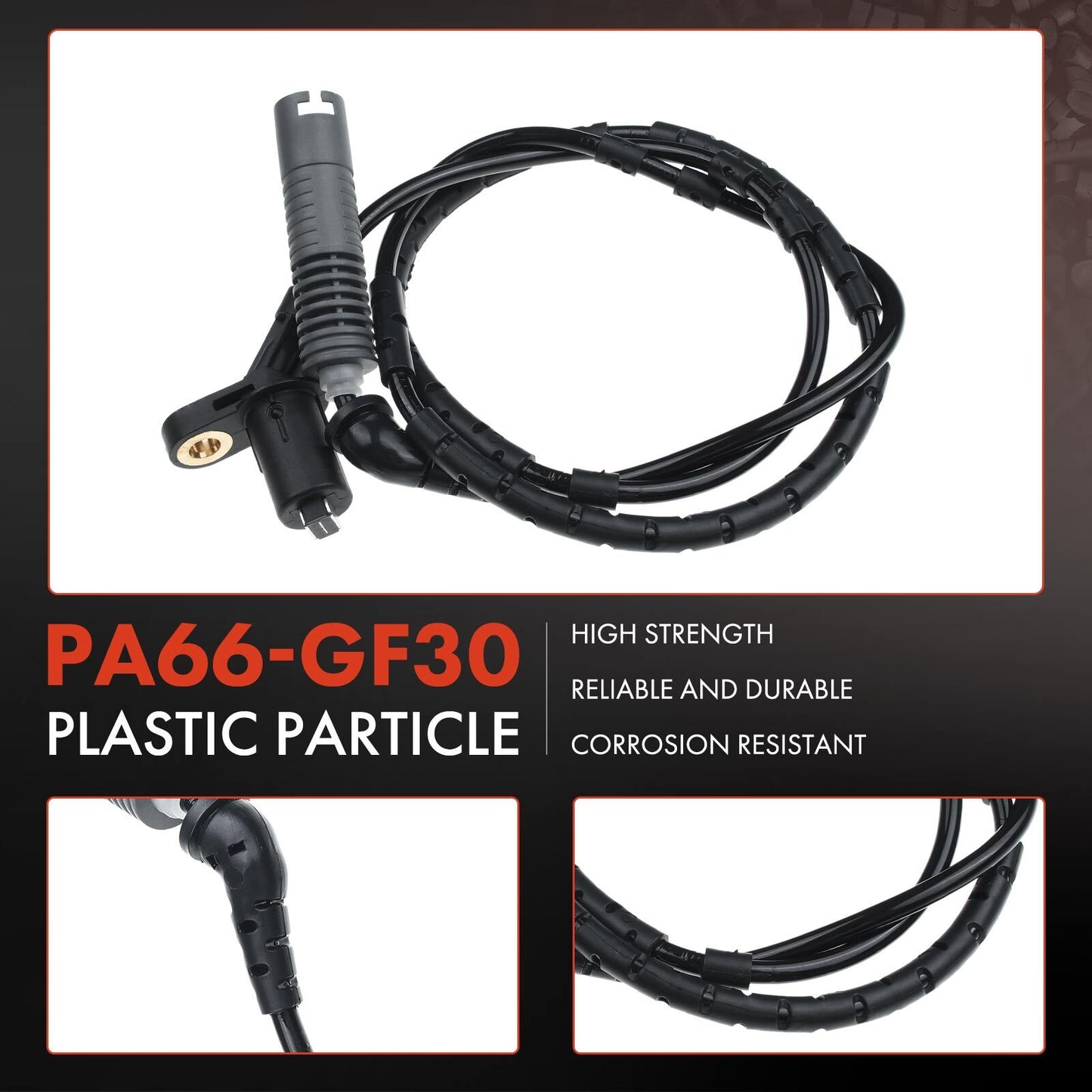 ABS Wheel Speed Sensor for BMW E46 330Ci 330i 2001-2002 Rear Left & Right Manual