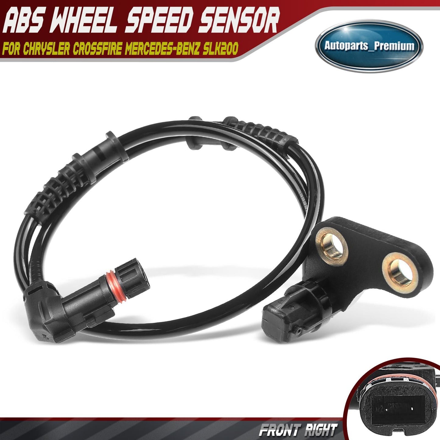 ABS Wheel Speed Sensor for Chrysler Crossfire Mercedes-Benz C230 SLK200 Front RH