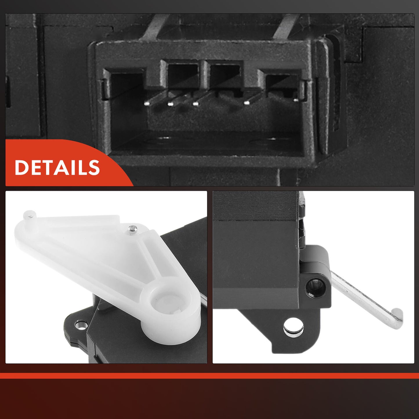 Main HVAC Heater Blend Door Actuator for Honda Pilot 2003-2008 Odyssey Acura MDX