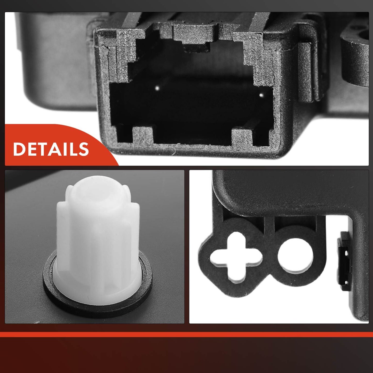 HVAC A/C Heater Blend Air Door Actuator for Dodge 1500 2500 3500 Ram 2009-2012