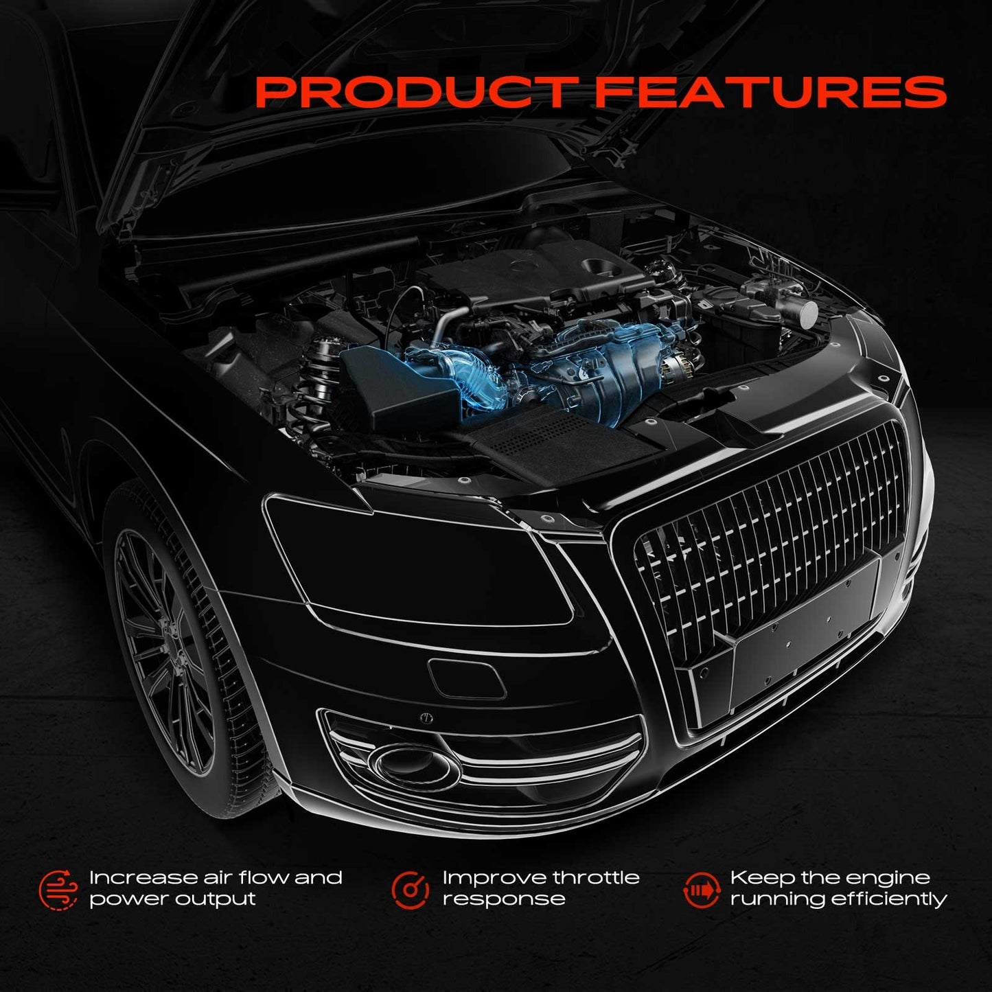 Air Cleaner Intake Hose for Volvo XC60 2019-2021 XC90 S60 V60 V90 Cross Country